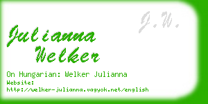 julianna welker business card